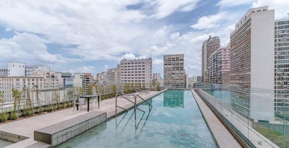 Loft Com Piscina, Academia, 100 Metros Do Metro Lägenhet São Paulo Exteriör bild